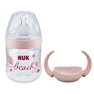 NUK Babyflasche » Nature Sense Babyflasche und Tragegriffe SET 150 ml 0-6 Monate«