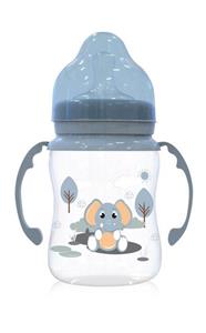 Baby Care Babyflasche »Baby-Weithalsflasche 250 ml«, mit Griffe, Sauger Größe 0+, Schutzdeckel