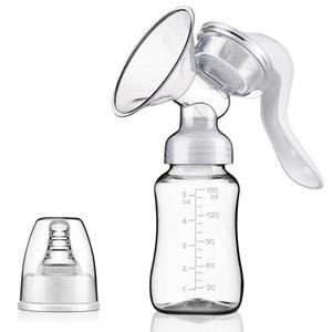 SCRTD Handmilchpumpe »Handmilchpumpe mit Milchflasche, tragbare Handmilchpumpe«, 150 ml BPA-frei, weiches lebensmittelechtes Silikon