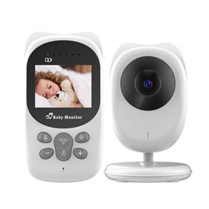 IVSO Video-Babyphone »Babyphone mit Kamera, 2,4 Zoll Farbdisplay Video Baby Monitor 2,4 GHz Gegensprechfunktion ECO Modus Nachtsicht Temperatursensor Schlaflieder Lange Akkulaufzeit«
