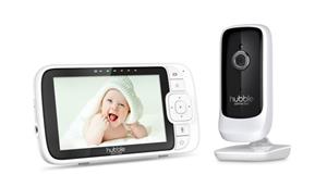 Hubble Connected Video-Babyphone »Nursery View Premium 5«, Babymonitor, mit Gegensprechfunktion, Temparatursensor und Nachtsichtfunktion, bis zu 300 m Reichweite