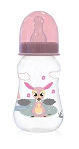 Baby Care Babyflasche »Babyflasche Easy Grip 125 ml«, Silikonsauger Größe 0+, Deckel, ab Geburt