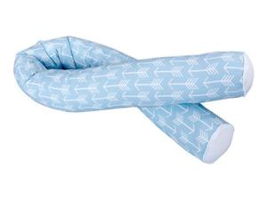 KraftKids Nestchenschlange »weiße Pfeile auf Blau«, 100% Baumwolle Länge 140 cm