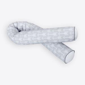 KraftKids Nestchenschlange »weiße Pfeile auf Grau«, 100% Baumwolle Länge 140 cm
