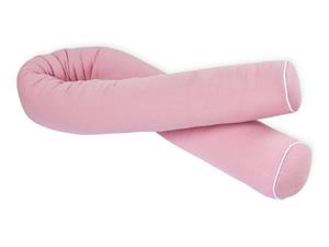 KraftKids Nestchenschlange »Musselin rosa«, 100% Baumwolle Länge 140 cm