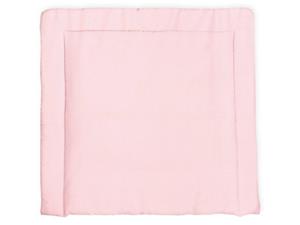 KraftKids Wickelauflage »kleine Blätter rosa auf Weiß«, extra Weich (500 g/qm), mit antiallergenem Vlies gefüllt