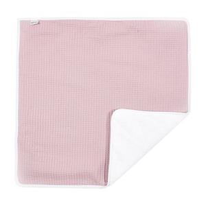 KraftKids Wickelauflage »Waffel Piqué rosa«, Wickelunterlage aus 3 Stoffsichten 100% Baumwolle, Innen wasserundurchlässig, faltbar auch für Unterwegs