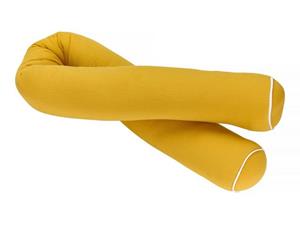 KraftKids Nestchenschlange »Doppelkrepp Gelb Mustard«, 100% Baumwolle Länge: 200 cm