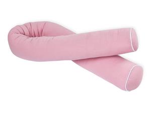 KraftKids Nestchenschlange »Musselin rosa«, 100% Baumwolle Länge: 200 cm