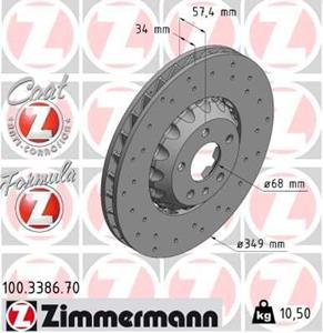 audi Remschijf FORMULA Z REMSCHIJF 100338670