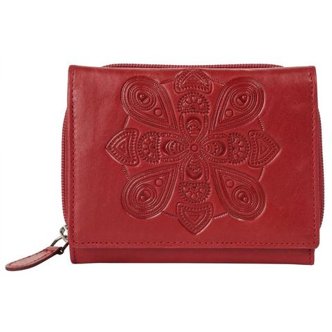 Bruno Banani Portemonnee Mandala echt leder (1-delig)