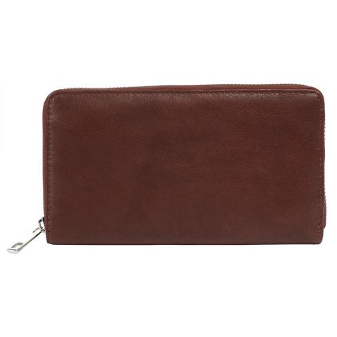 Samantha Look Portemonnee echt leer, made in italy (1-delig)