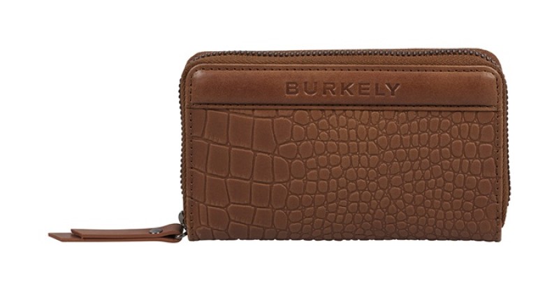 Burkely CASUAL CARLY ZIP AROUND WALLET-Cognac