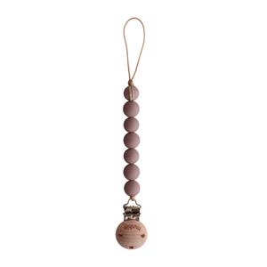 Mushie Soother Chain Halo, Cloudy Mauve