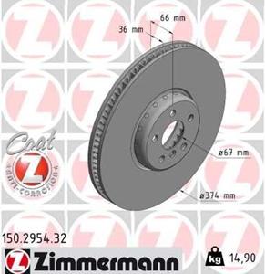 bmw Remschijf FORMULA F COAT Z