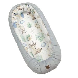 Babymajawelt Bettnestchen »Kuschelnest Igel grau mit Matratze Mitwachsend (101322)«, (Set, 1-tlg., 1x Babynestchen verstellbar, inkl. Tragetasche), Made In EU, für den Schlaf zwischen