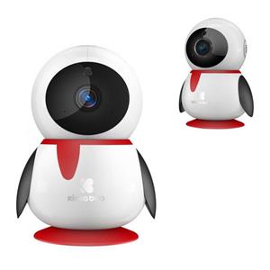 Kikkaboo Video-Babyphone »Babyphone Babykamera Pinguin«, Wi-Fi/Lan, Nachtsicht, zwei-Wege-Gespräch