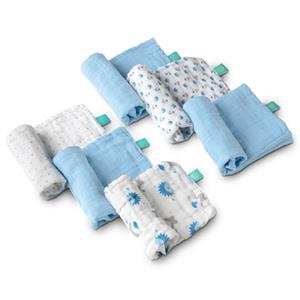KOALABABY KOALA BABY CARE  Mousseline doek Soft Touch 30 x 30 cm 6-pack - blauw
