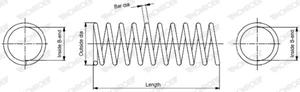 Monroe Fahrwerksfeder Hinterachse  SP0717