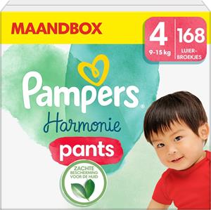 Pampers Harmonie Pants Gr. 4, 9-15 kg, Monatsbox (1x168 Windeln)