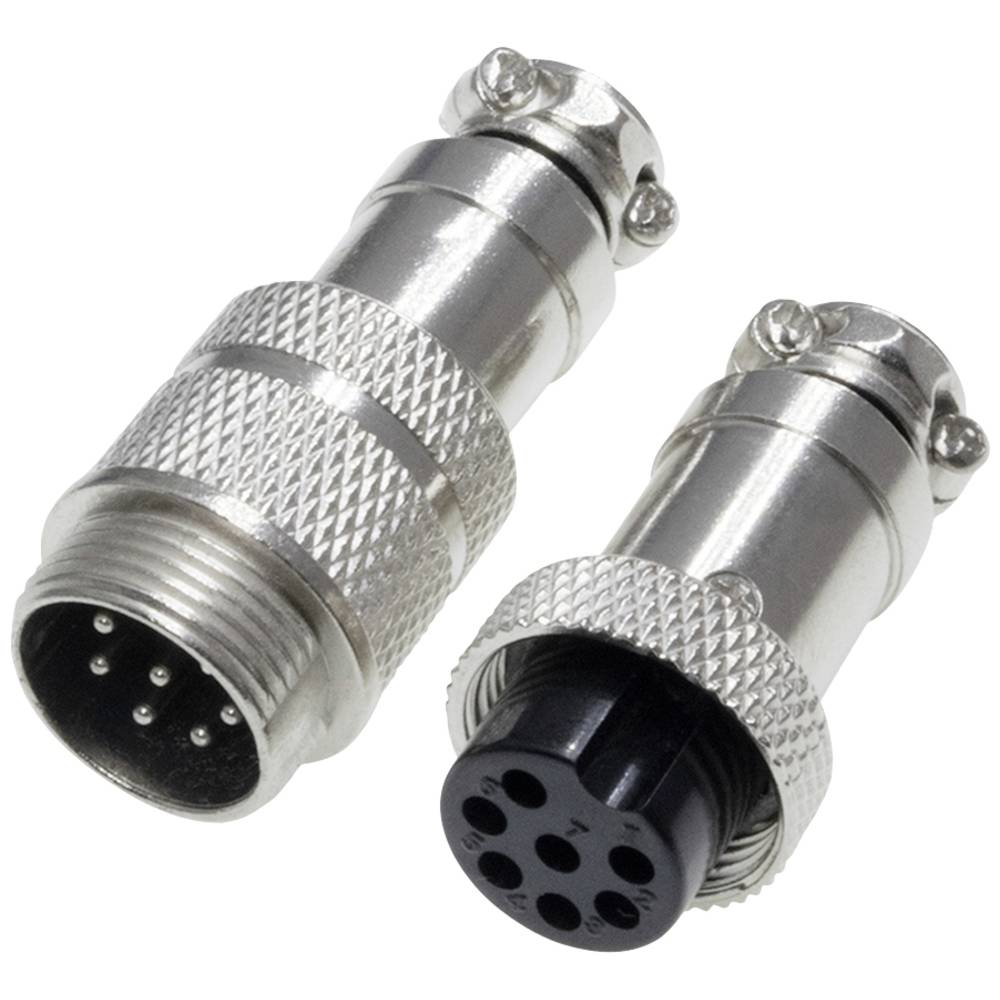 453565 Ronde connector Stekker, Bus Totaal aantal polen: 7 1 set(s)