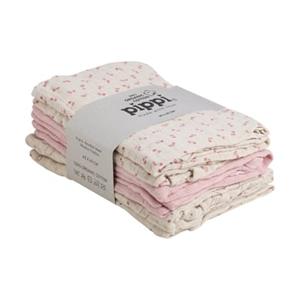 PIPPI Muslin Wipes Pack of 6 Sheer