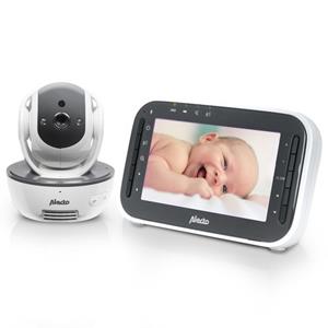 Alecto DVM200M - Babyfoon met camera en 4.3" kleurenscherm, wit/antraciet