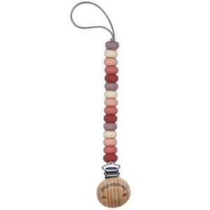 The cotton cloud Dummy ketting snoepje, roos
