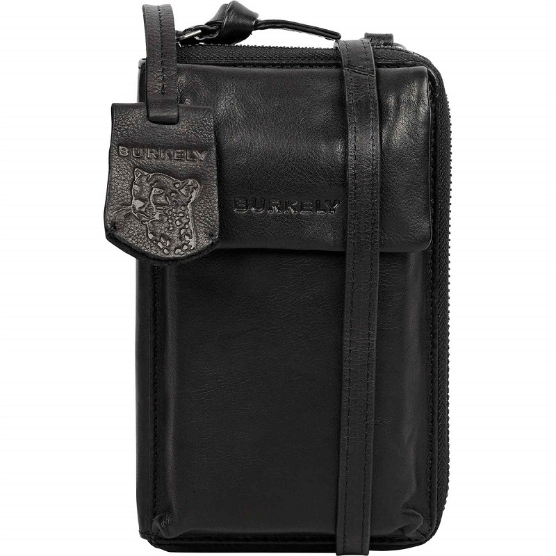Burkely Crossbody Just Jolie Phone Wallet-Black