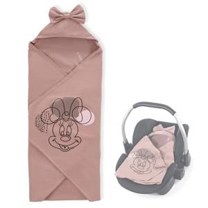 Hauck Fußsack Snuggle N Dream - Disney - Minnie Mouse Rose, Baby Einschlagdecke Kuscheldecke für Babyschale Maxi Cosi, Kinderwagen