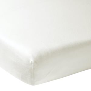 Meyco Jersey Hoeslaken Warm White 90 x 200 cm