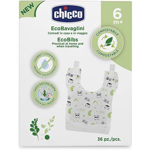 Chicco Einweg kompostierbare Lätzchen 36 Stk