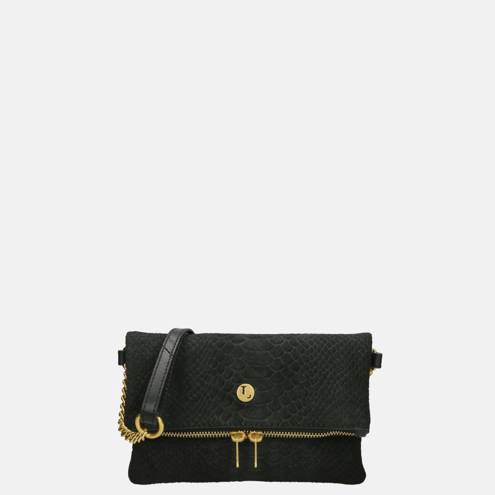 Loulou Essentiels Sugar Snake crossbody tas black
