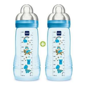 MAM Babyflasche Baby-Flasche  Easy Active 2 Stück (330 ml)