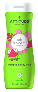 Attitude Little Leaves 2-in-1 Shampoo en Douchegel - Watermeloen & Kokos