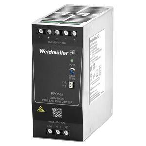 Weidmüller PRO BAS 480W 24V 20A Hutschienen-Netzteil (DIN-Rail) Inhalt 1St.