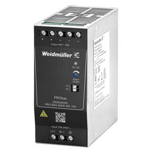 Weidmüller PRO BAS 480W 48V 10A DIN-rail netvoeding Inhoud 1 stuk(s)
