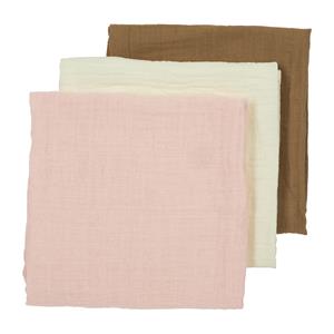 Meyco Luiers  Pre-Washed Soft Pink en Toffee 3-pack