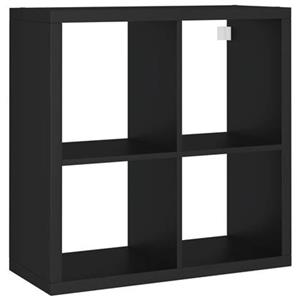 VIDAXL Würfelregal Schwarz 69,5x29,5x69,5 Cm Mdf