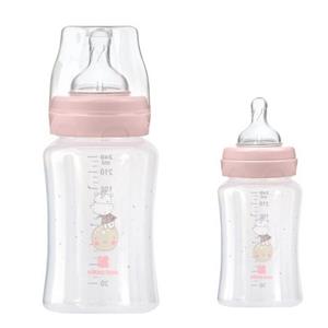 Kikkaboo Babyflasche Babyflasche PP 240 ml, Silikonsauger Größe M, Anti-Kolik, ab 3 Monaten