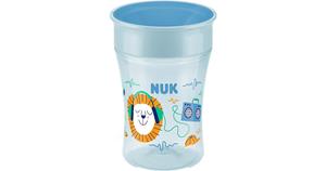 NUK Drinkbeker Magic Beker 230 ml 360° drinkrand in blauw