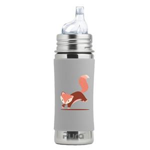 Pura Kiki Babyflasche Trinklernflasche - 325ml - XL Trinklernaufsatz (inkl. Schutzkappe), BPS,PVC & Phtalate frei