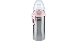 NUK Babyflasche  Active Cup Edelstahl 10255352, Edelstahl, 1 Stück, 215ml Inhalt