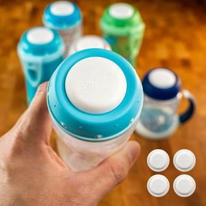 Moin minis Babyflasche  4er Set Verschluss-Deckel / Plättchen für NUK-Flaschen