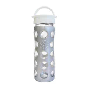 Lifefactory Babyflasche,  Glas Flasche mit Silikonhülle und Schraubverschluss, 475ml
