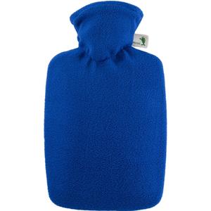 Fleece kruik blauw 1,8 liter met hoes -