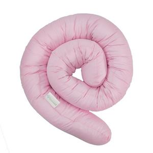Alcube Nestchenschlange, (1-tlg), Bettschlange 400 cm für Baby und Kinderbett, Bezug aus Baumwolle, als Seitenschläferkissen oder Bettumrandung nutzbar