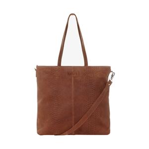 Mozz Bags Momsbag Snake Luiertas Cognac