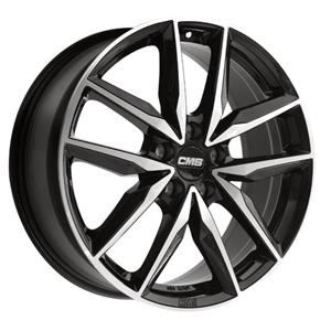 CMS WHEELS C28 Zwart gepolijst