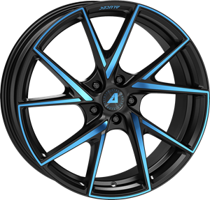 Alutec München ADX.01 Zwart blauw gepolijst